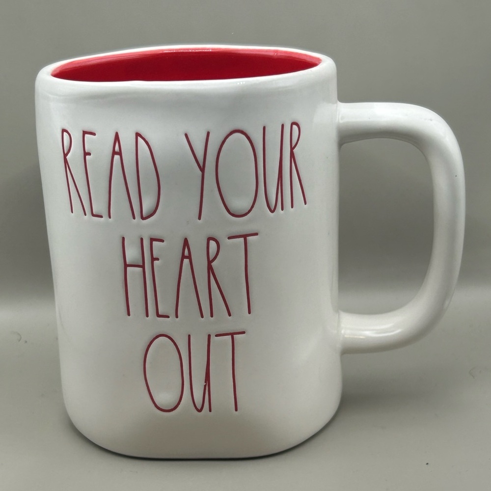Rae Dunn Read Your Heart Out Mug